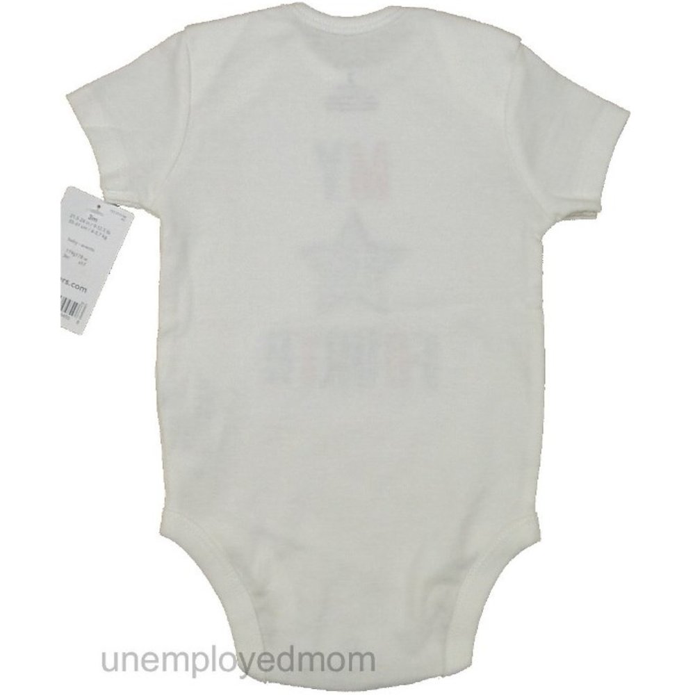 White My 1st Fourth Patriotic Bodysuit Independence Day Boys Girls - Picture 4 of 4